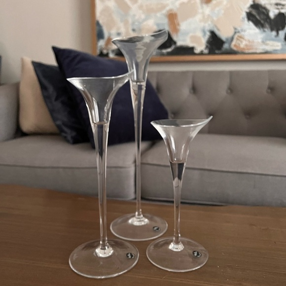 Rosenthal set of three taper candleholders NEW - Picture 3 of 5